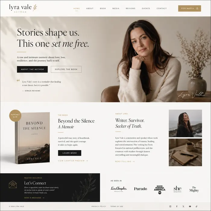 Fiction Series website preview